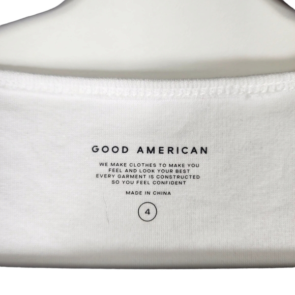 GOOD AMERICAN Womens 4 The Feel Good Body Bodysuit Sleeveless Tank Top Stars New - Picture 3 of 10